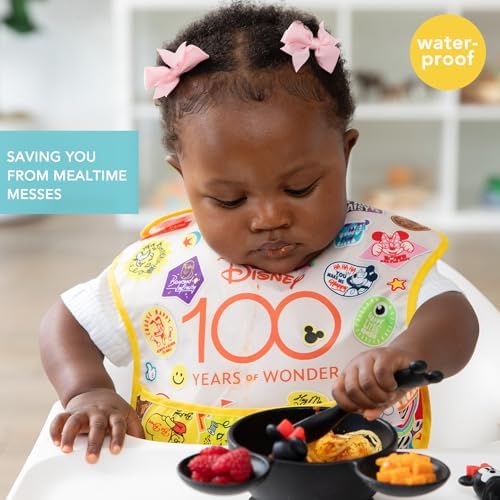 Bumkins Disney Bibs for Girl or Boy, SuperBib Baby and Toddler for 6-24 Months - Image 2