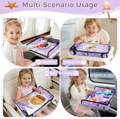 COOLBEBE Airplane Tray Table Cover, Foldable Travel Tray Cover - Image 2