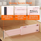 Lifewit 4" High Upgrade Drawer Divider, Adjustable Drawer Organizer Clothes - Image 3