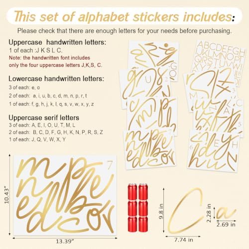 Boao Personalized Name Letter Wall Decal, Full Name, Extra Large - Image 2