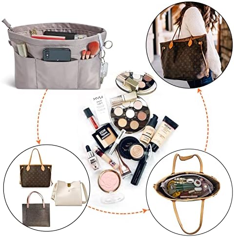 Vercord Premium Nylon Purse Organizer Tote Handbag Insert Organizers Bag in Bag - Image 6