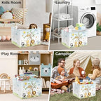 Clastyle 36L Large Safari Animal Tree Baby Basket Giraffe Lion Elephant Toy - Image 7