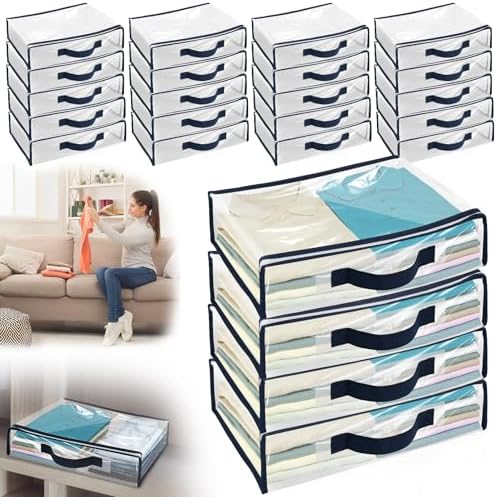 24 Pack Clear Storage Bags - Image 2