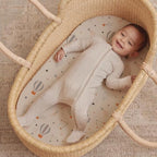 Stretch Fitted Bassinet Sheet Set BROLEX 2 Pack Cradle Sheets - Image 2