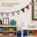 Boys Room Playroom Decor Banner Play Sign Garland Flags - Image 4