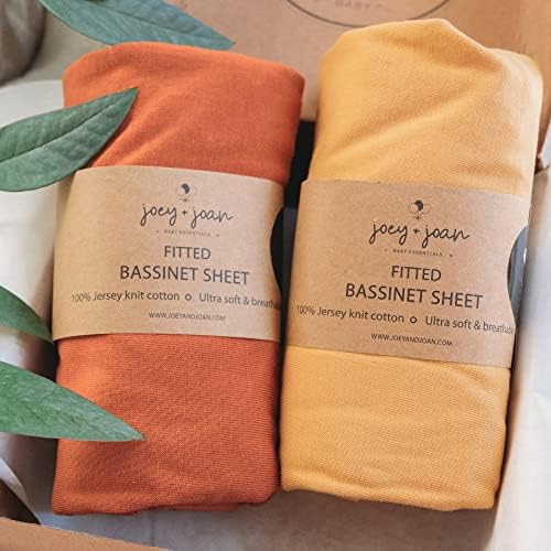 Joey + Joan Bassinet Fitted Sheets Compatible by JoeyJoan