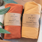 Joey + Joan Bassinet Fitted Sheets Compatible by JoeyJoan