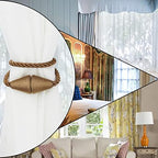 Magnetic Curtain Tiebacks Rope Decorative Holdbacks - Image 6