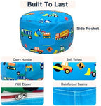 Lukeight Stuffed Animal Storage Bean Bag Chair Cover - Image 6