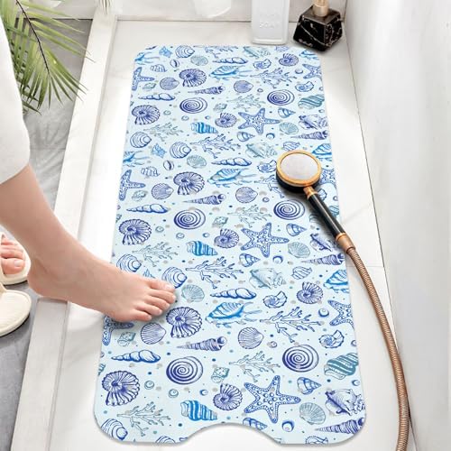 Non Slip Bathtub Mat, Extra Long Starfish Bath Mat - Image 6