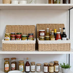 Nonam Rattan Divided Storage Basket - Image 7