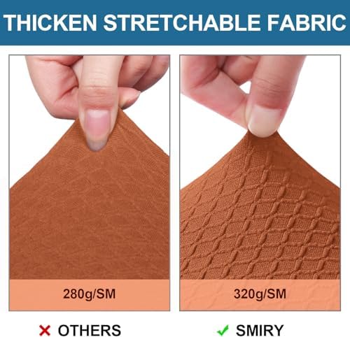 Smiry Waterproof Seat Covers for Dining Room Chairs - Image 4