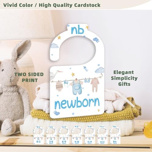 JMOST Boy Baby Closet Dividers for Nursery Closet Organizer, Newborn to 24 - Image 3