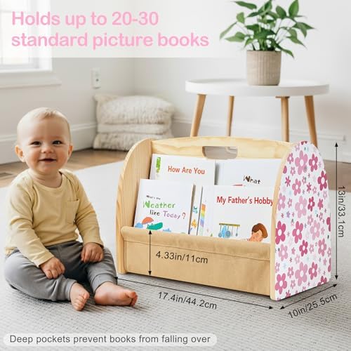 Toddler Bookshelf Double-Sided - Image 4