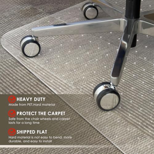 Azadx Heavy Duty Office Chair Mat - Image 4