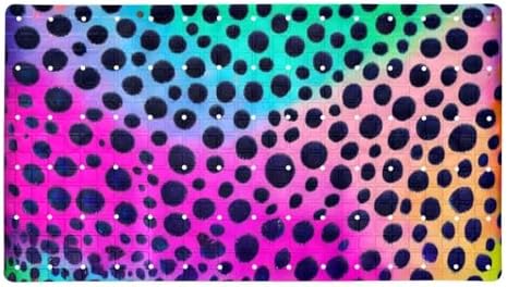 Bathtub Mat Non Slip 26.8x15.1 Inch, Leopard Texture Shower Mat by Anna+Cowper