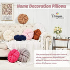 Uvvyui Knot Pillows, 14 Inch Decorative Throw Pillows Round Pillows Cushion - Image 4
