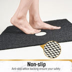 HITSLAM Square Shower Mat, 32 x 32 Inch Non Slip Bath Mat - Image 3