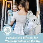 Papablic Portable Travel Baby Bottle Warmer On The Go, Fits Most Car Cup Holders - Image 4