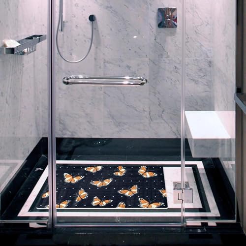 Shower Mat Non Slip, Butterfly Anti Slip Bath Mat - Image 6