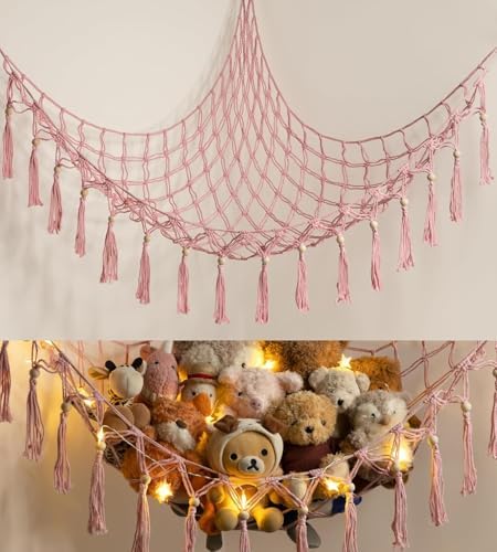 Stuffed Animal Storage Hammock Corner by TCGPRO