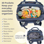 RUVALINO Diaper Bag Backpack, Diaper Changing Totes, Waterproof and Stylish - Image 5