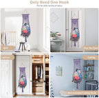 63Inch Stuffed Animal Storage Net Corner, Macrame Toy Hammock - Image 3