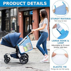 Accmor Universal Stroller Organizer, Side Sling Stroller Organizer, Mesh Cargo - Image 3