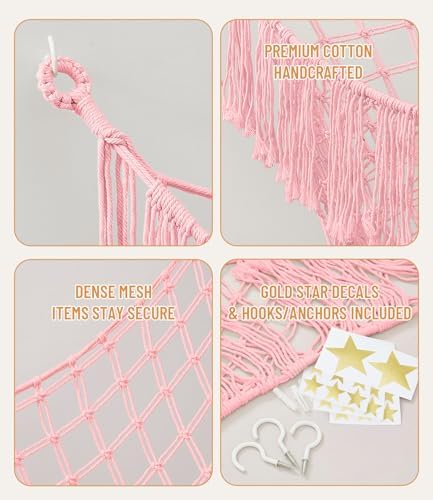 Lare Stuffed Animal Storage Hammock Corner Net - Image 2
