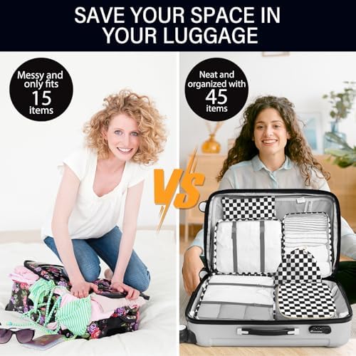 KPX 8 Set Packing Cubes for Travel, Luggage Packing Organizers Accessories - Image 5