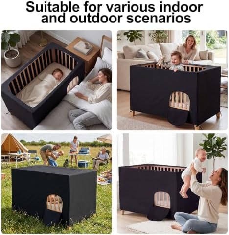 Blackout Crib Cover, Breathable Canopy - Image 7