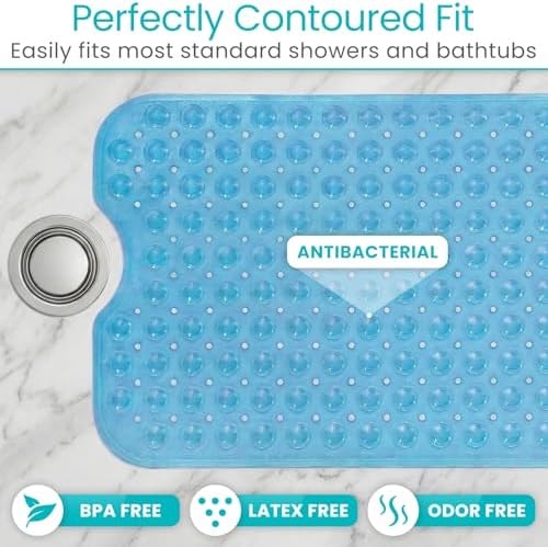 Vive Bathtub Mat for Bath & Shower Floors - Image 3