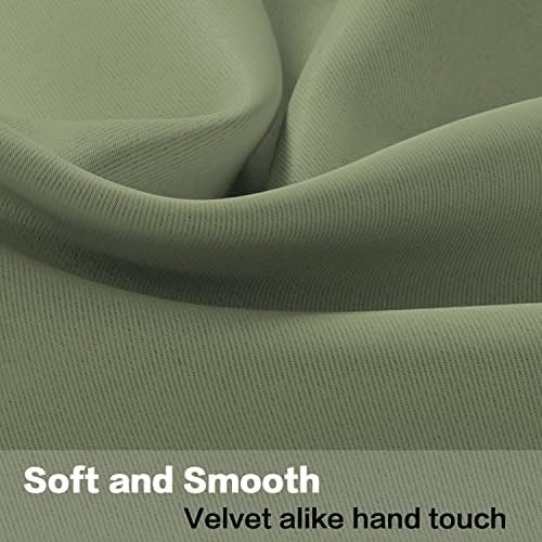 H.VERSAILTEX Blackout Sage Green Curtains Valances - Image 5