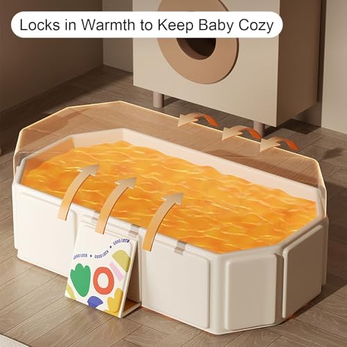 Collapsible Baby Bathtub, Portable & Foldable Bathtub - Image 5