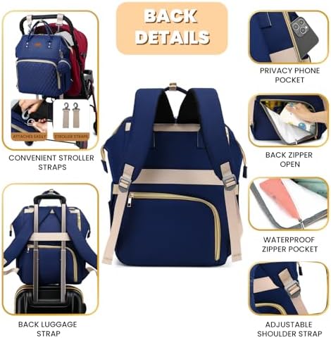 ROSEGIN Diaper Bag Backpack - Image 4