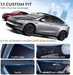 DooGooCoo Windshield Sun Shade for Tesla Model Y & Model 3 2017-2026 Sunshade - Image 2