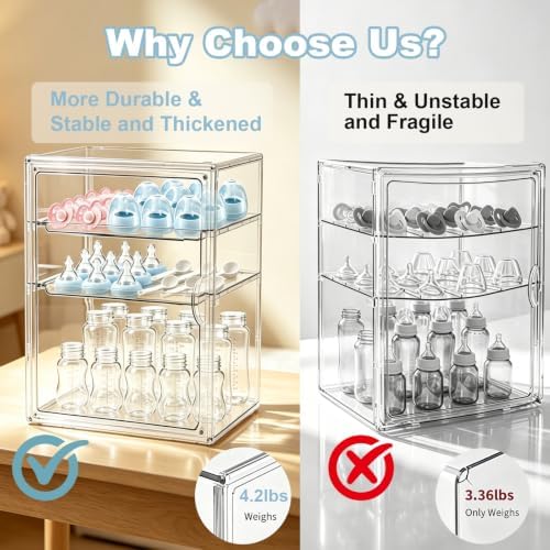 Upgraded Baby Bottle Storage Organizer - Image 3