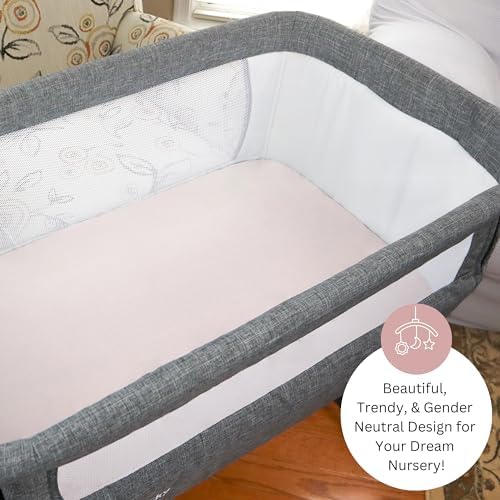 Muslin Bassinet Sheets for KoolerThings, Bonbay Bassinet Bedside Sleeper by - Image 5