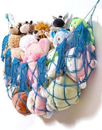 Boho Stuffed Animal Hammock, Corner or Falt Wall Hanging - Image 4