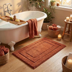 GRANNY SAYS Terracotta Bathroom Rug 20" x 32", Non-Slip Bath Mat - Image 5