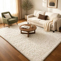 Ophanie 5x7 Area Rugs for Living Room Ivory, Fluffy Shag Large Fuzzy Plush Soft by Ophanie