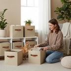 GRANNY SAYS Cube Storage Bins, 11 Inch Cube Organizers - Image 7