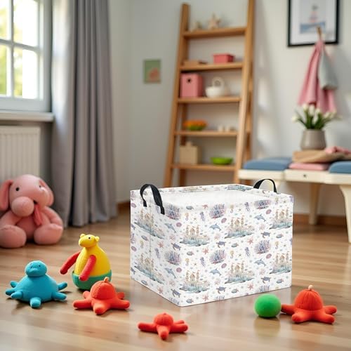 Rectangular Kids Storage Basket Boys - Image 4