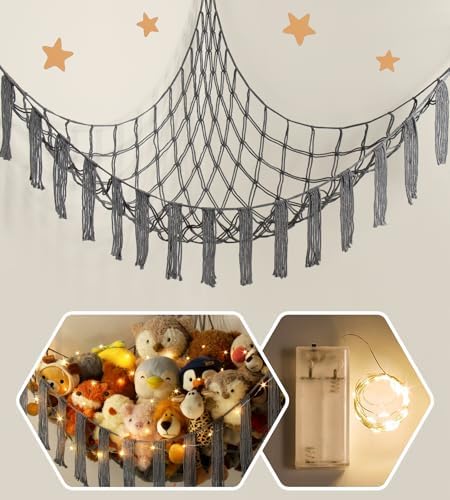RelaxScene Stuffed Animal Hammock Corner Storage by RelaxScene