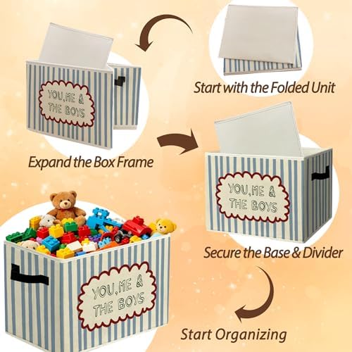 Rustic Boys Playroom Storage Bins & Boxes - Image 6