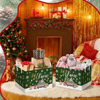Christmas Gnome Storage Box, Merry Waterproof Cloth Toy - Image 4