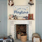 Playroom Wall Decor, Kids Toddler Boy Playroom Silly Goose Decor Hanging Linen - Image 3