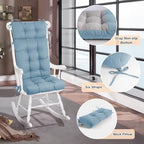 Rocking Chair Cushions Indoor High Back Set - Image 4