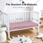 4 Pack Baby Crib Sheets for Girls - Image 6