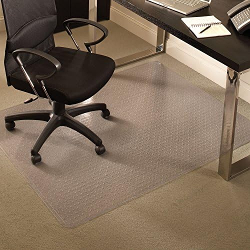 ES Robbins Extra High Pile Carpet ChairMat, Rectangle 72"x96" Straight Edge by ESRobbins